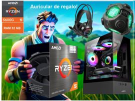 Pc Gamer Myp Ryzen 5 5600G Ram 32Gb+ Auricular Rgb D...