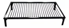 Parrilla Portatil  Pp 60 Enlozado Patas Plegables