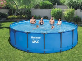 Pileta Estructural Redonda De Lona De 16015 Litros