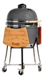 Parrilla Ahumador Cerámico  Kamado Kadu K21 Gris