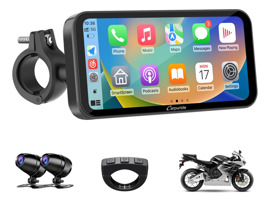 Pantalla Carplay Gps 6.3 Para Motocicleta Hd 1080P