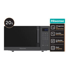 Microondas 20 L Negro Panel Tactil H20mo45bkhb07