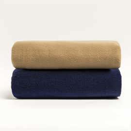 Frazada Polar Lisa 1 1/2 Plaza Color Gris Oscuro