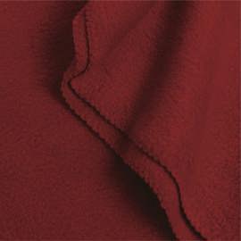 Frazada Polar Lisa 1 1/2 Plaza Color Bordo
