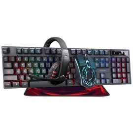 Kit Gamer, Nkb407 Gaming Mouse, Auriculares, Teclado...
