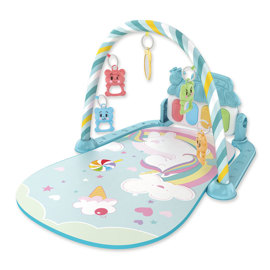 Gimnasio Piano Para Bebes 8705 Arcoiris Celeste