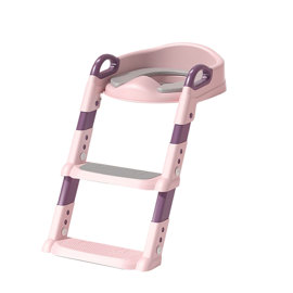 Reductor De Inodoro Con Escalera 4290 Rosa