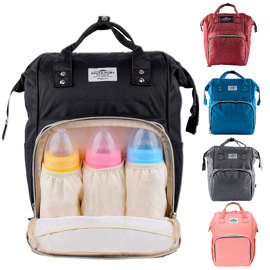 Bolso Maternal Negro South Port S46 By Porta Mamade...