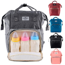 Bolso Maternal Gris South Port S46 By  Porta Mamader...