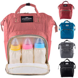 Bolso Maternal Rosa South Port S46 By  Porta Mamader...