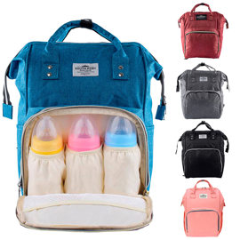 Bolso Maternal Azul South Port S46 By  Porta Mamader...