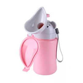 Baño Urinario Portátil Rosa  Entrenador Para Niños