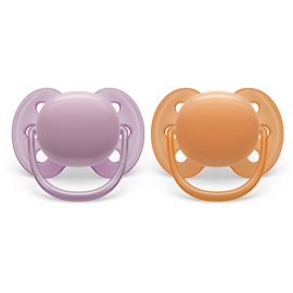Chupete Ultra Soft Scf091/33 618M Sin Bpa 2Un