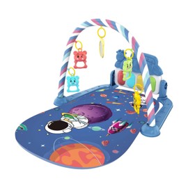 Gimnasio Piano Musical Para Bebés Astronauta Azul