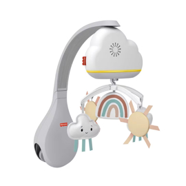 Movil De Cuna Nube Sol Y Arcoiris Hbp40