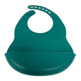 Set De Alimentación Verde Para Bebés  Silicona Premi...