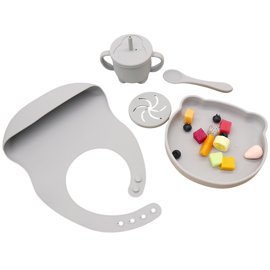 Set De Alimentacion Para Bebe De Silicona Completo ...