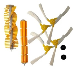 Set Kit 6 Cepillos Aspiradora Robot Inteligente Hog...