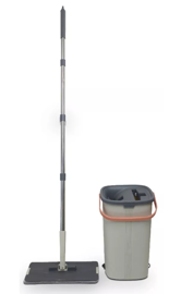 Mopa De Microfibra ObLbt3 Lavable Con Balde Escurri...