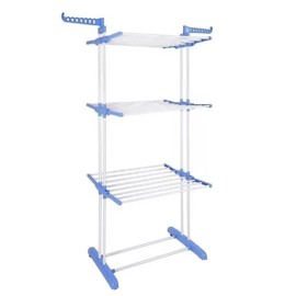 Tender Vertical Plegable 3 Niveles Con Ruedas