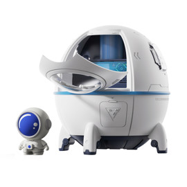 Humidificador Difusor Con Luces Led Y Astronautas
