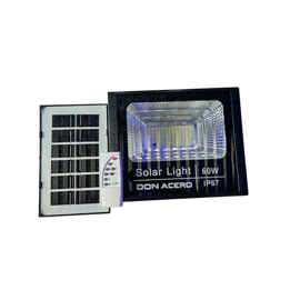 Reflector Led 60W Con Panel Solar Exterior + Control...