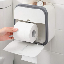 Soporte Papel Higienico Resistente Al Agua Sin Perfo...