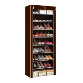 Organizador Zapatero Botinero Marrón 9 Niveles 28 P...