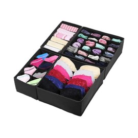 Organizador De Ropa Para Cajon M002  4 Piezas 45 Div...