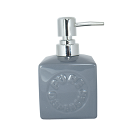 Organizador Baño Dispenser Cuadrado Jabon Ceramica G...