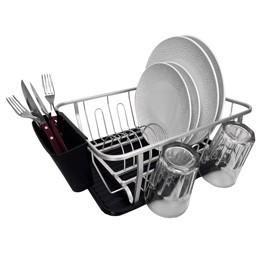 Escurre Seca Platos De Aluminio Con Bandeja