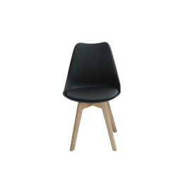 Silla De Diseño Tulip Negra