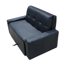 Sofa Cama 2 Cuerpos Living Tela Talampaya Negra