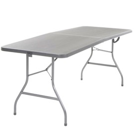 Mesa Plegable Plástica 180Cm Sktr180a Gris