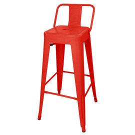Taburete Banqueta Alta Set X2 Reforzada Tolix Metal