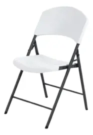 Silla Plegable Lifetime Lft02810 Blanca Camping