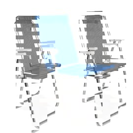 Silla Alta De Aluminio Sannet Playa Camping 110 Kg