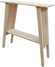 Mesa Recibidora De Arrime Auxiliar Nórdica Vivi Vari...