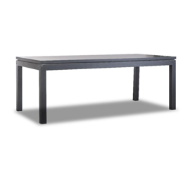 Mesa Moderna Defrance 210Cm Base Negra Tapa Negra (...