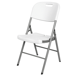 Silla Plegable Blanca Apta Exterior FiSilpleBl