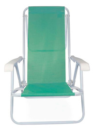Reposera De Playa Master 002259 Color Verde
