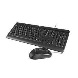 Combo Teclado Y Mouse Con Cable Kck251S)