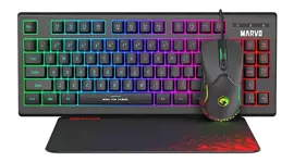 Combo Gamer Cm310 Mouse, Teclado Y Mouse Pad Rgb P...