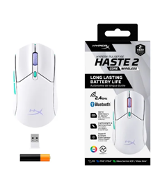 Mouse Pulsefire Haste 2 Core Inalambrico Color Blan...