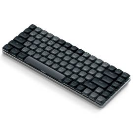 Teclado Mecánico Negro  Conexión Inalámbrica Led