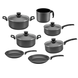 Bateria De Cocina 11 Piezas Con Antiadherente