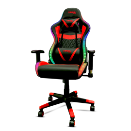 Silla Gamer  Led Rgb Reclinable Rojo