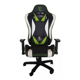 Silla Gamer Placata Sic1001 Negro Y Verde