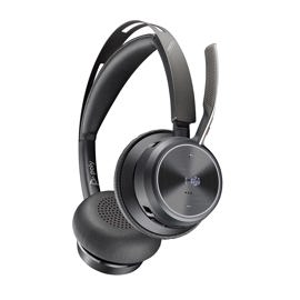 Auriculares Voyager Focus 2 Uc UsbA Bluetooth Con A...