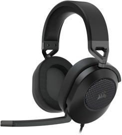 Auriculares Para Juegos  Hs65 Surround Carbon Con So...